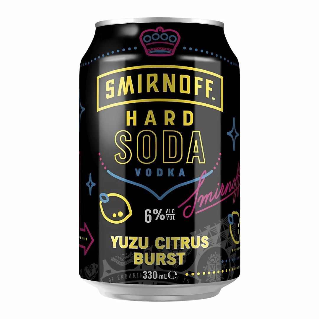 Smirnoff Hard Soda Yuzu 6% 330ml