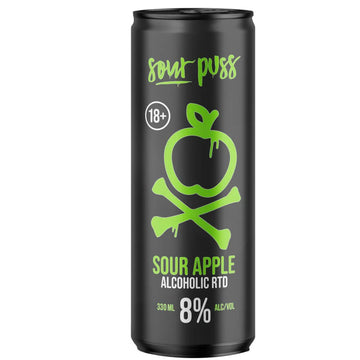 Sour Puss 8% Apple Can 330ml