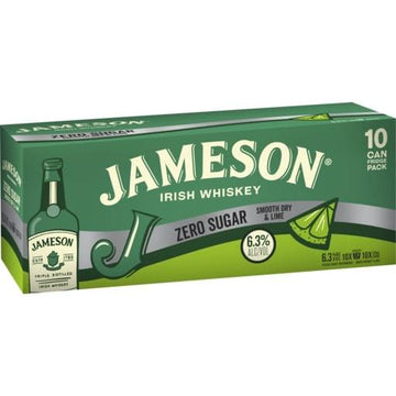 Jameson Zero Dry Can 6.3% 10PK