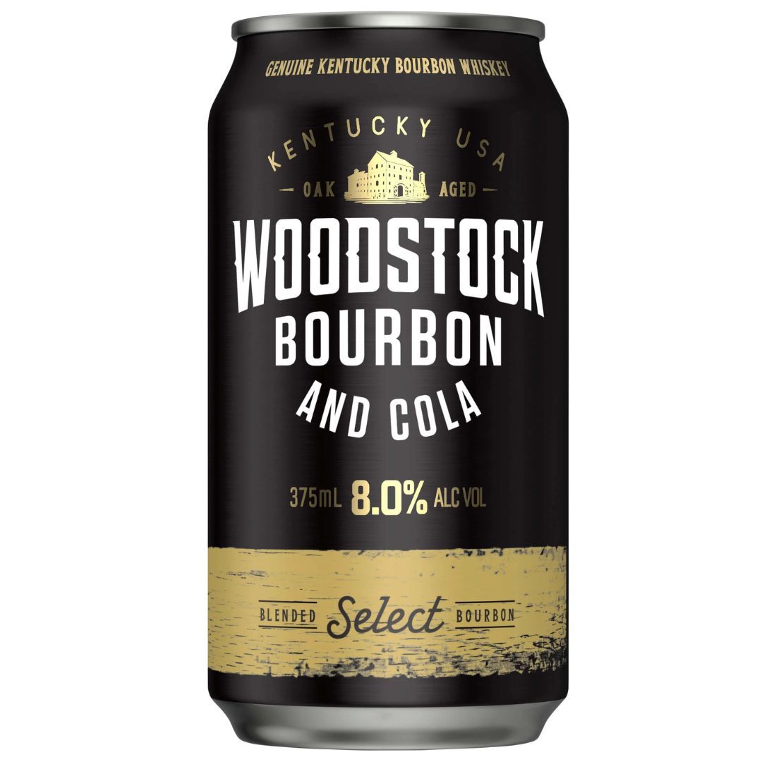 Woodstock & Cola 8% Can 375ml