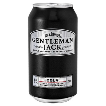 Gentleman Jack & Cola Cans 375ml