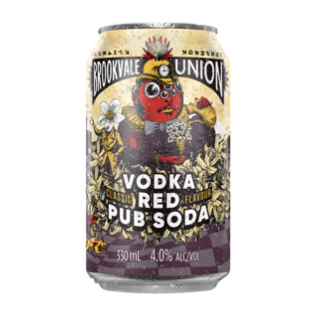 Brookvale Vodka Red Pub Soda 330ml