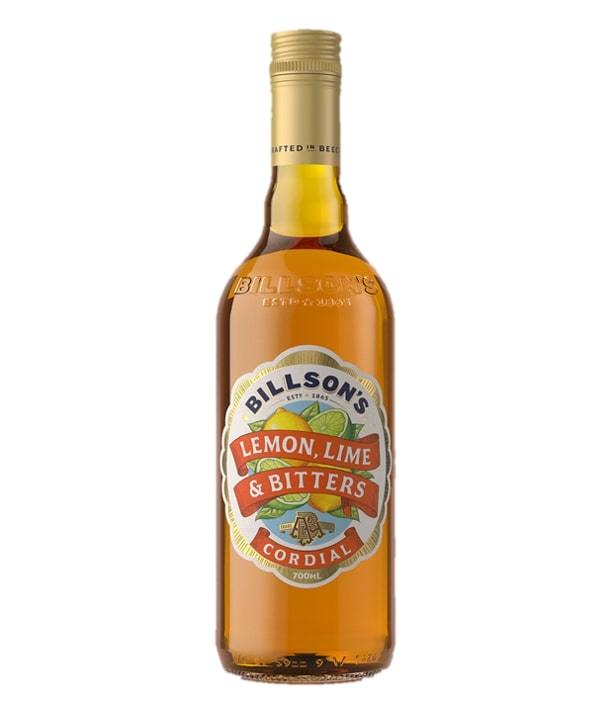 Billsons Lemon Lime Bitters Cordial 700m