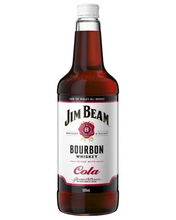 Jim Beam White & Cola 500ml