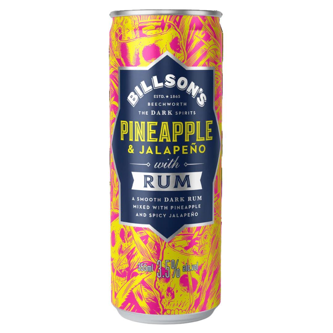 Billsons Rum & Pineapple Jalapeno 355ml