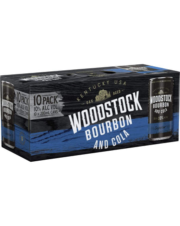 Woodstock & Cola 10% Can 200ml 10PK