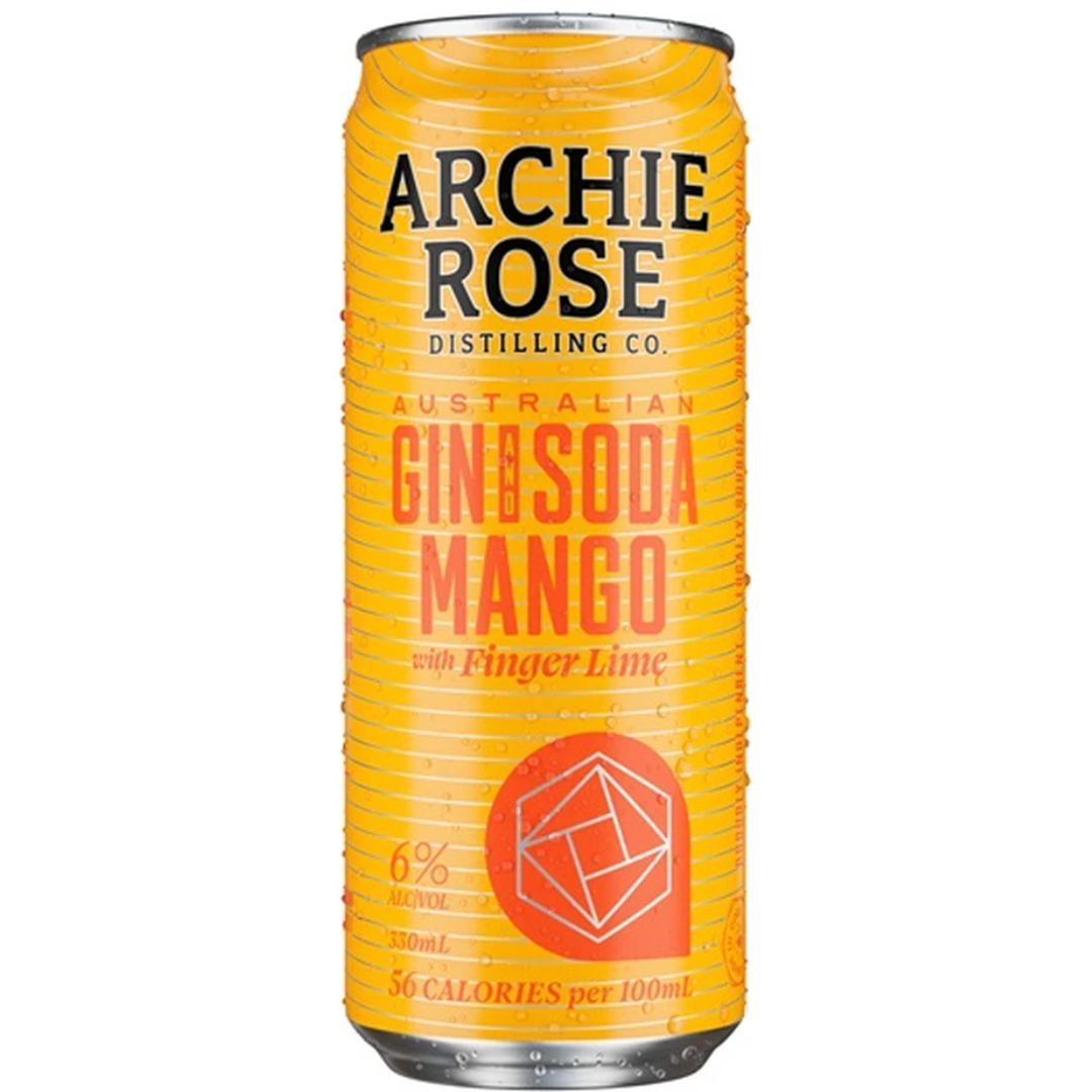 Archie Rose Gin & Mango Soda 330ml