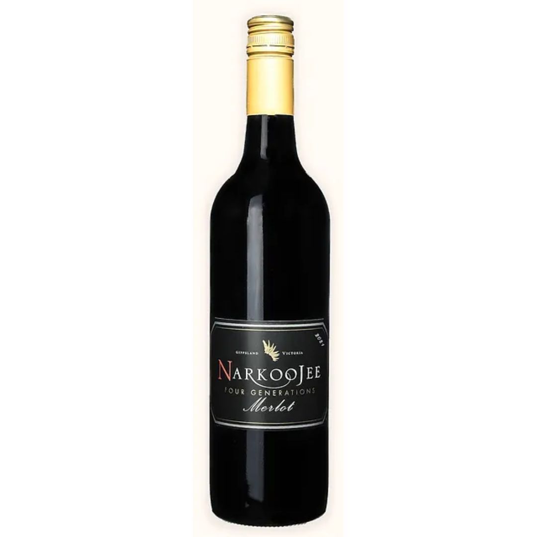 Narkoojee Four Generations Merlot 750ml