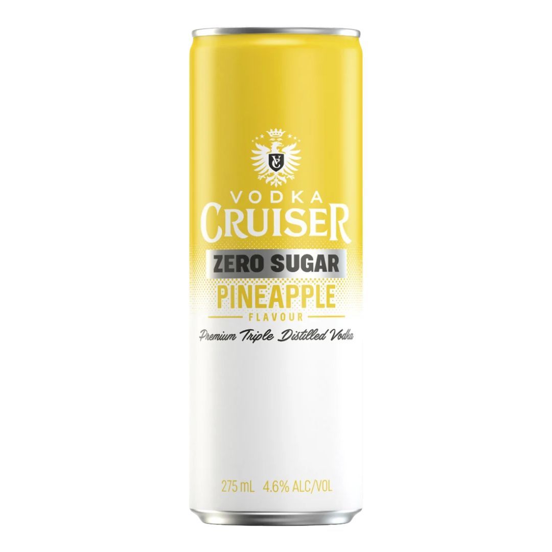 Cruiser Zero Sugar Pineapple Can 275ml