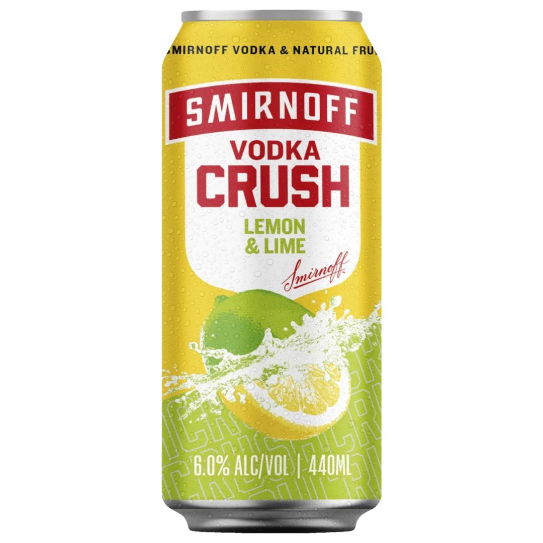 Smirnoff Crush Lemon Lime 440ml 6% Can