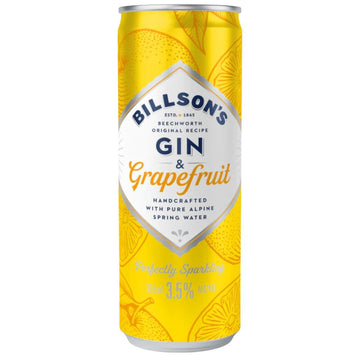 Billsons Gin & Grapefruit Can 355ml