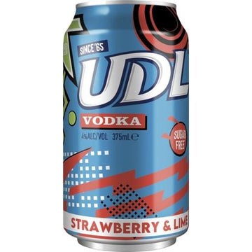 UDL Zero Vodka Strawberry Lime 375ml