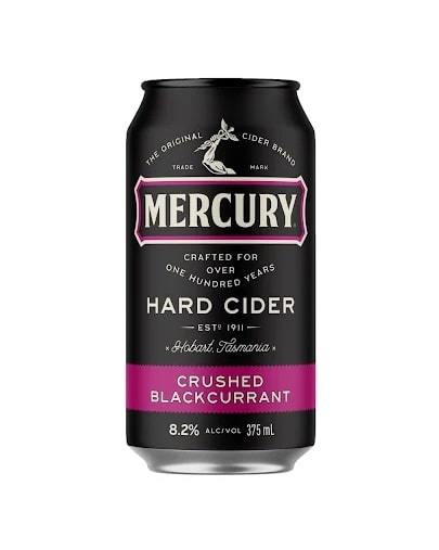 Mercury Hard Blackcurrant Can 375ml
