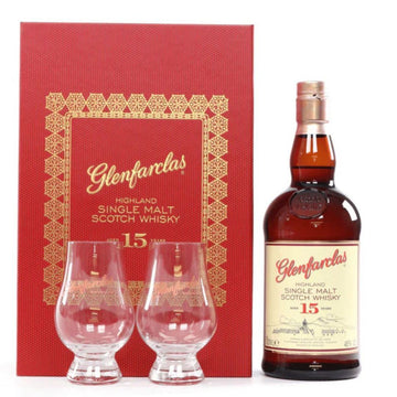 Glenfarclas 15YO & Glasses Gift Pack 700