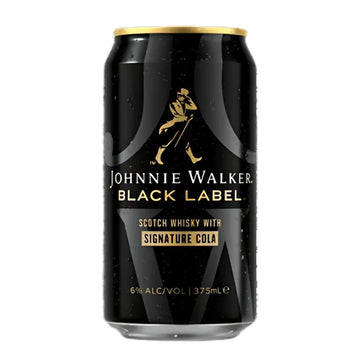 Johnnie Walker Black & Cola 6% 375ml