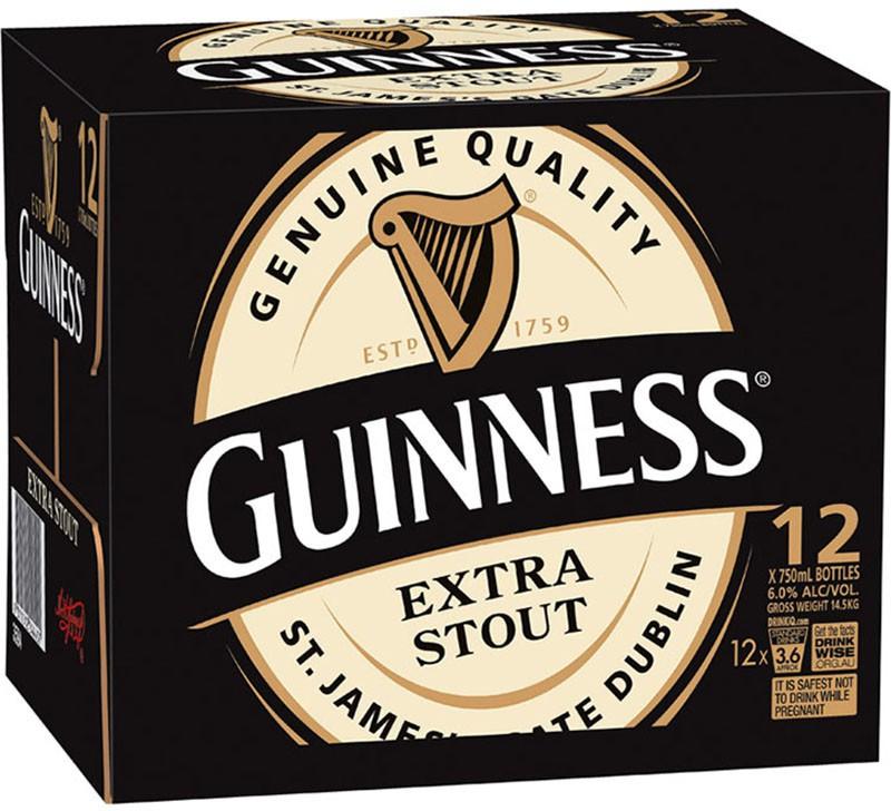 Guinness Stout Btl 750ml