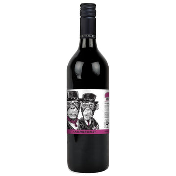 Two Monkeys Cab Merlot 750ml