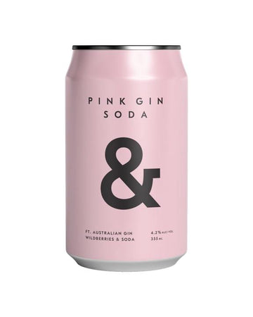 Ampersand Pink Gin Soda 330ml