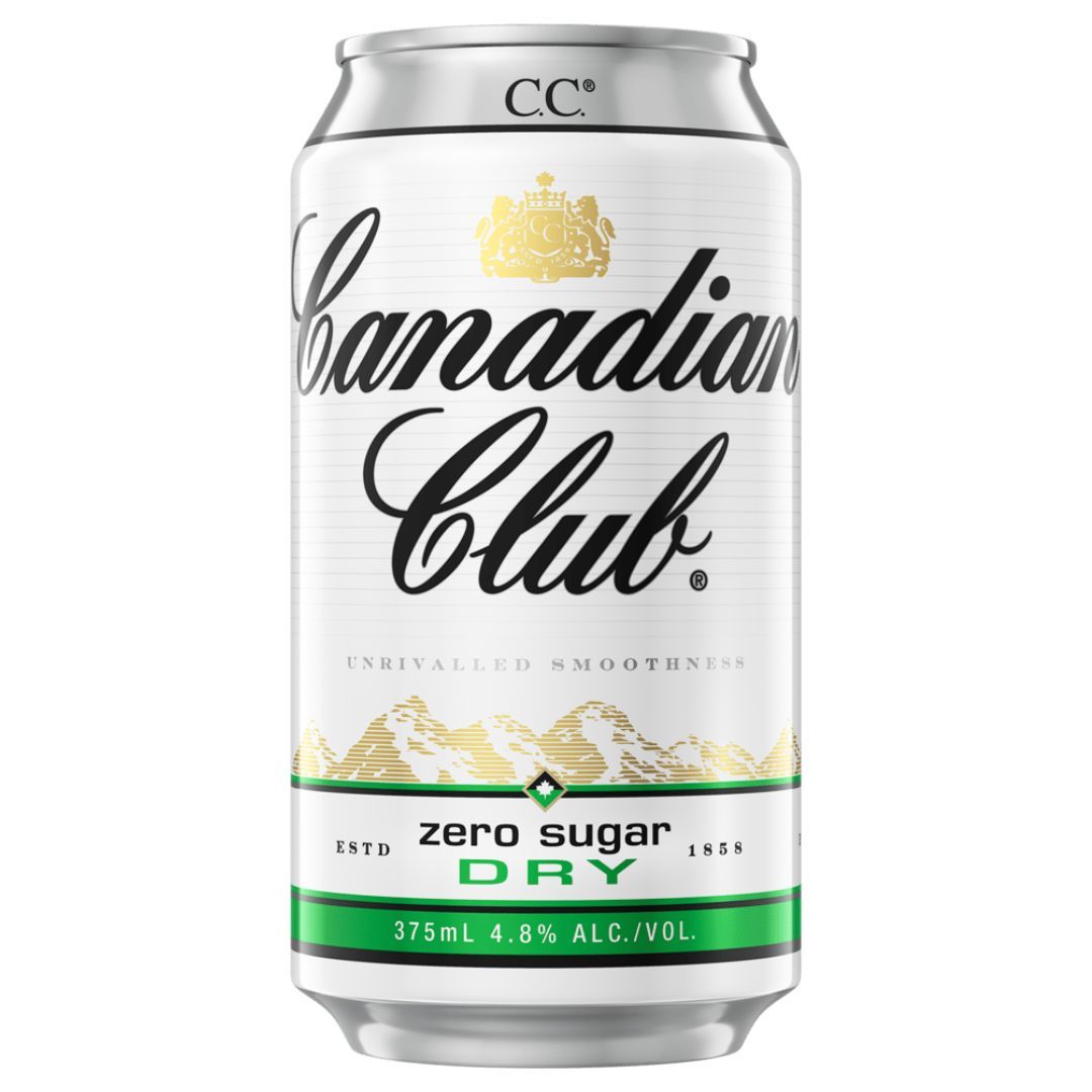 Canadian Club & Dry ZERO 375ml