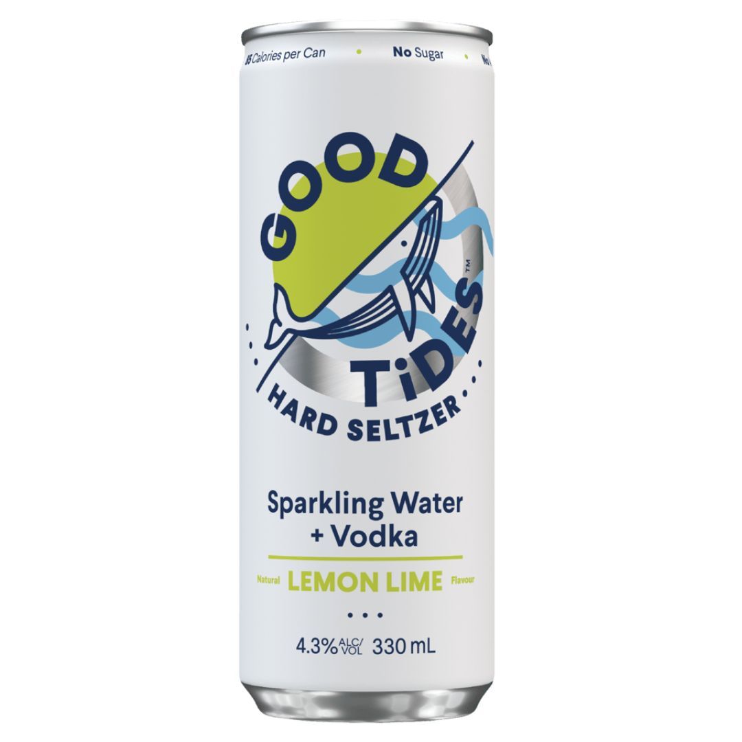 Good Tides Lemon Lime Seltzer 330ml