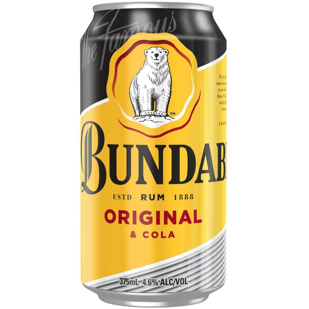 Bundaberg Yellow & Cola Can 375ml