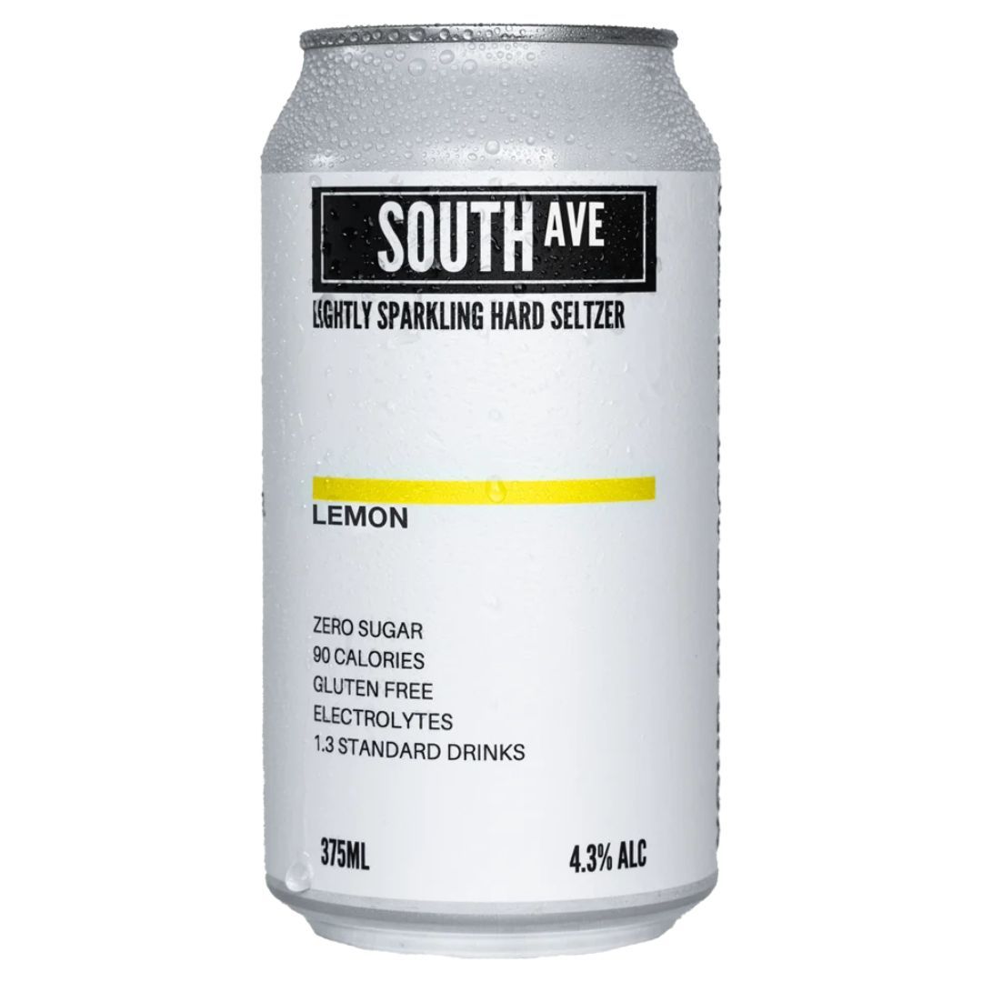 South Ave Lemon Seltzer 375ml