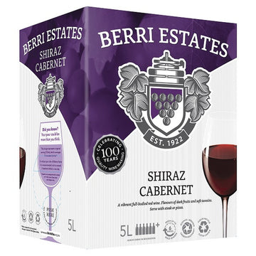 Berri Shiraz Cab Cask 5L