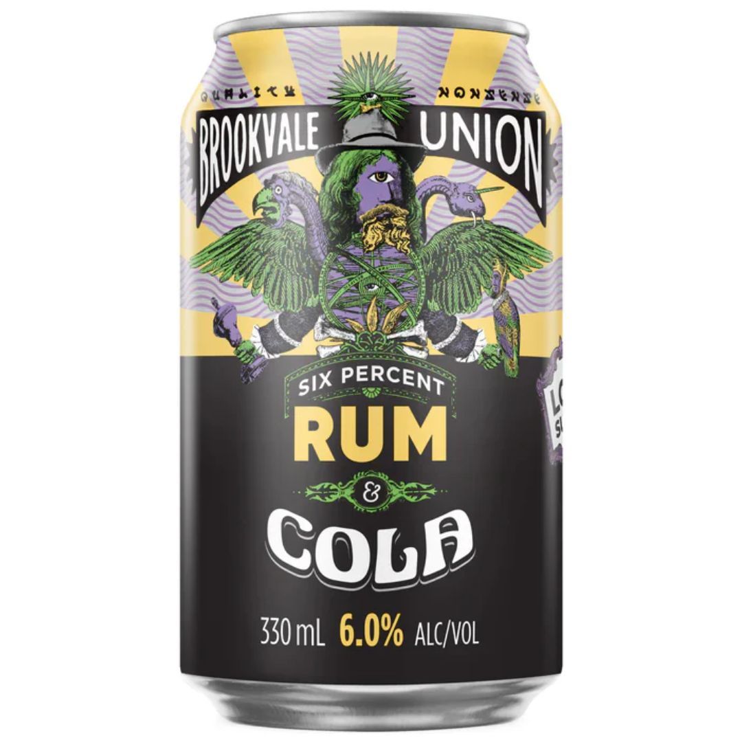 Brookvale Rum & Cola 6% Can 330ml