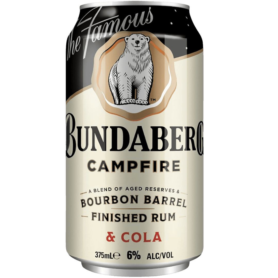 Bundaberg Campfire Rum Can 375ml