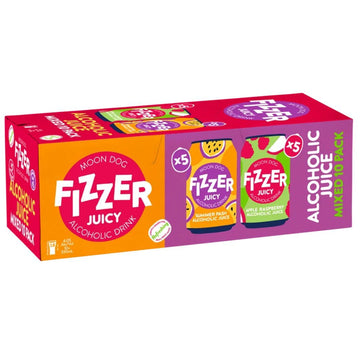 Fizzer Juicy Mixed 330ml 10PK