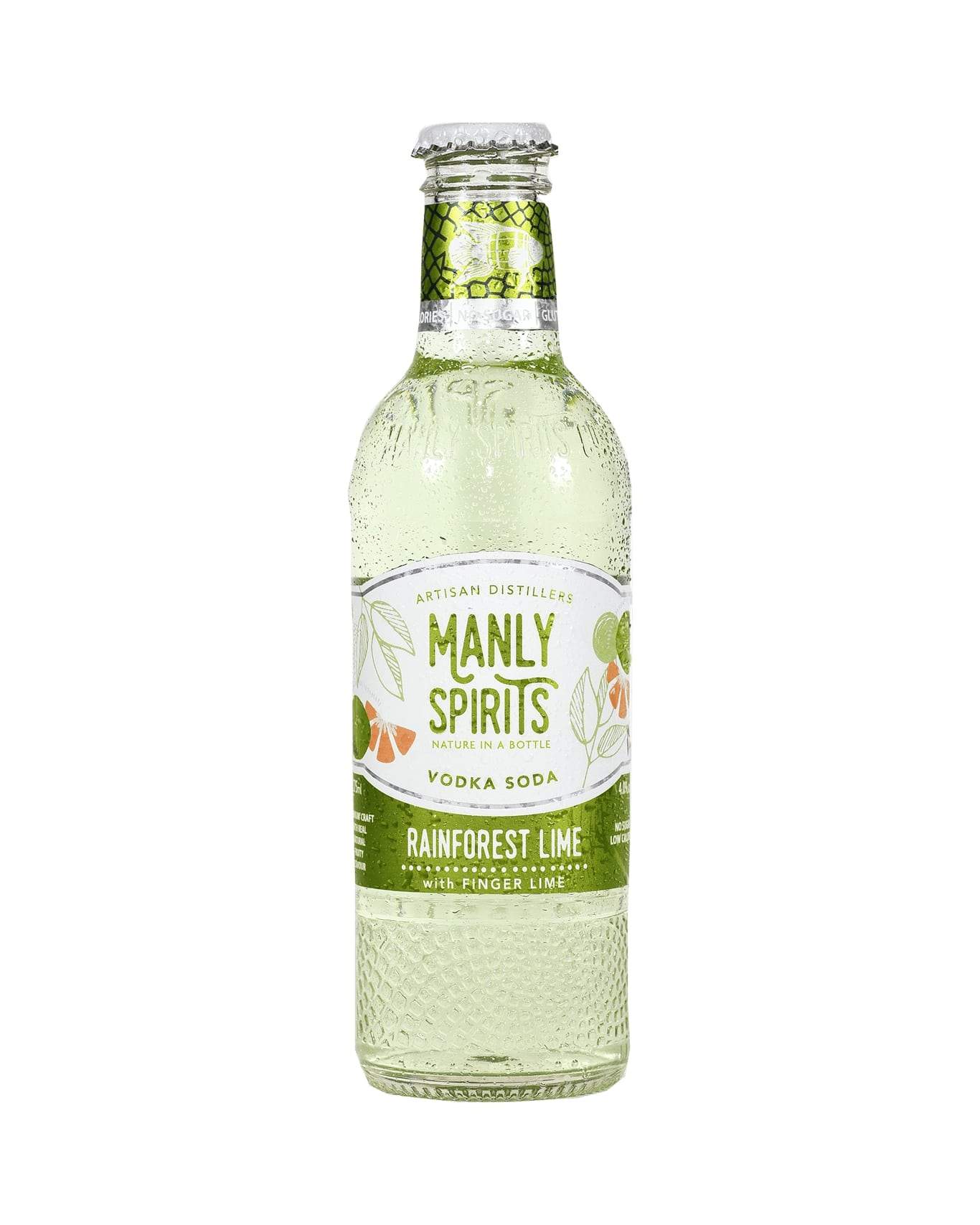 Manly Spirits Lime Vodka Soda 275ml