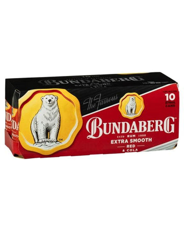 Bundaberg Red & Cola Can 10 Pack